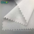 Chinese manufacturer best selling cheap 100% polyester double dot pa coating fusing fabric plain weaving woven interlining